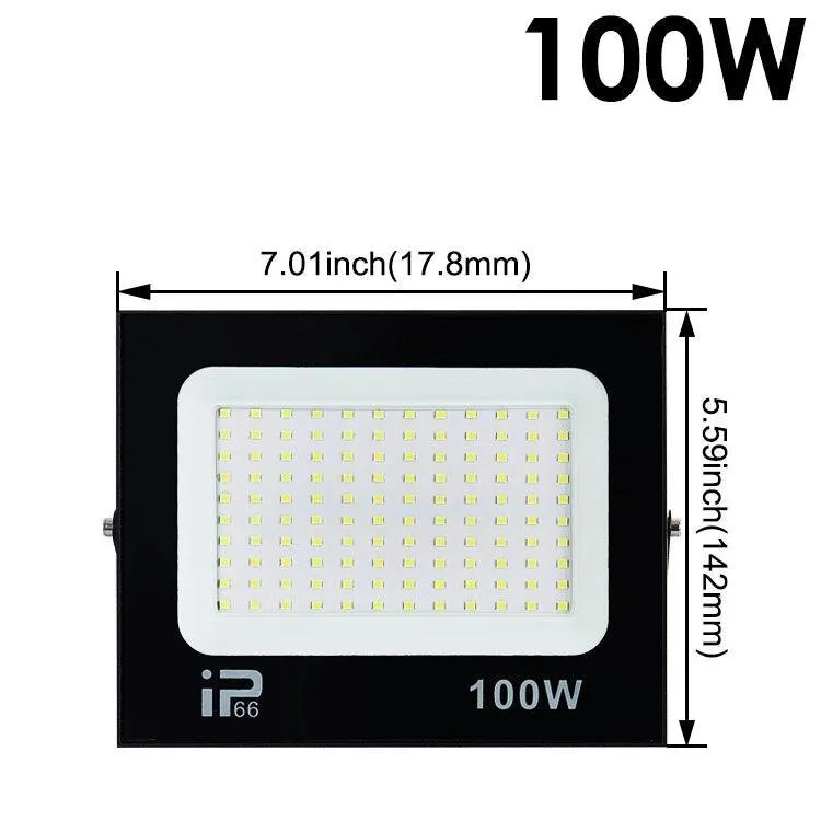 Outdoor LED Black Garden Floodlights: Stylish Lighting Solution for Outdoor Spaces