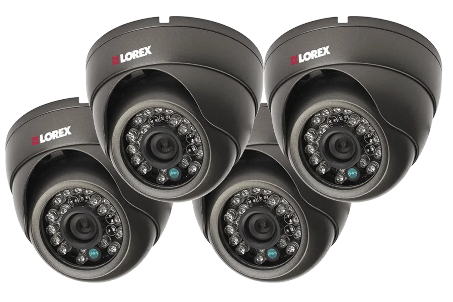Outdoor security camera varifocal 700TVL domes - 4 Pack