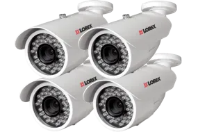 Outdoor security cameras with 600 TVL - (4 pack)