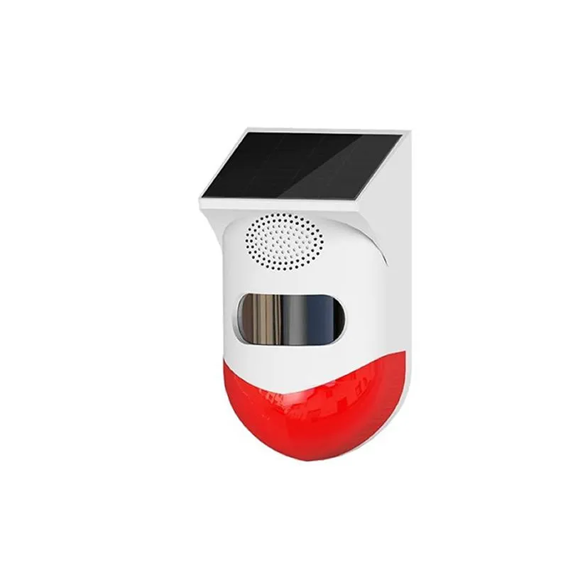 Outdoor Solar Motion Anti-Thief Alarm With Remote Control Ct80