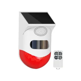 Outdoor Solar Motion Anti-Thief Alarm With Remote Control Ct80