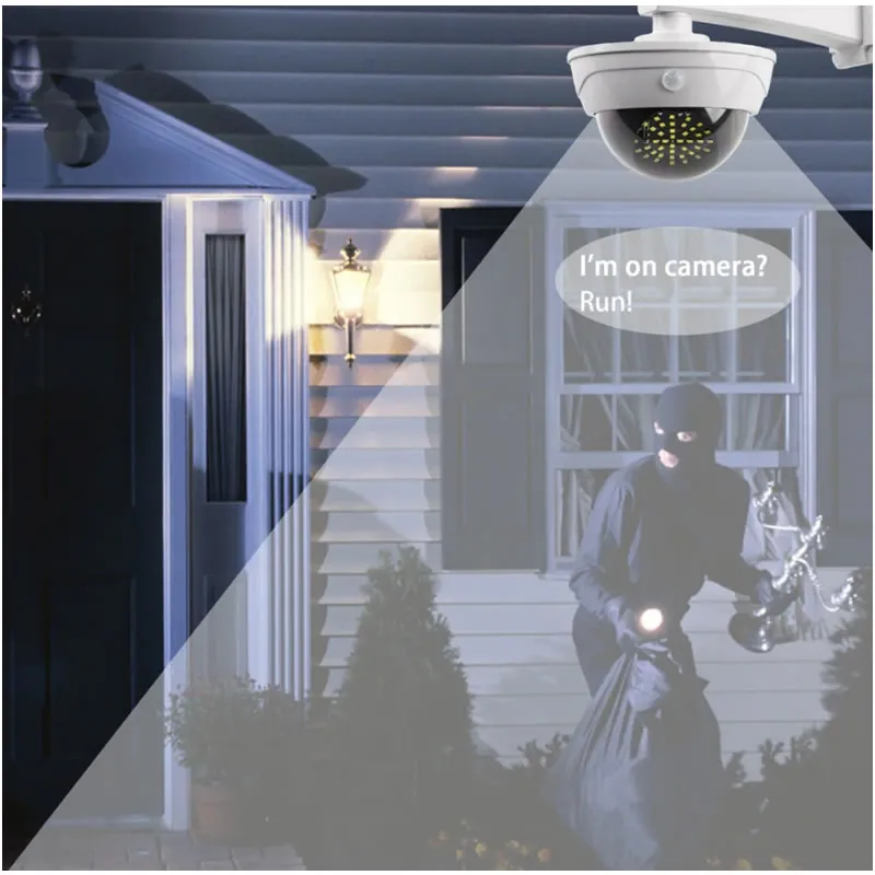 Outdoor Solar Wall Light Simulation Camera 001029
