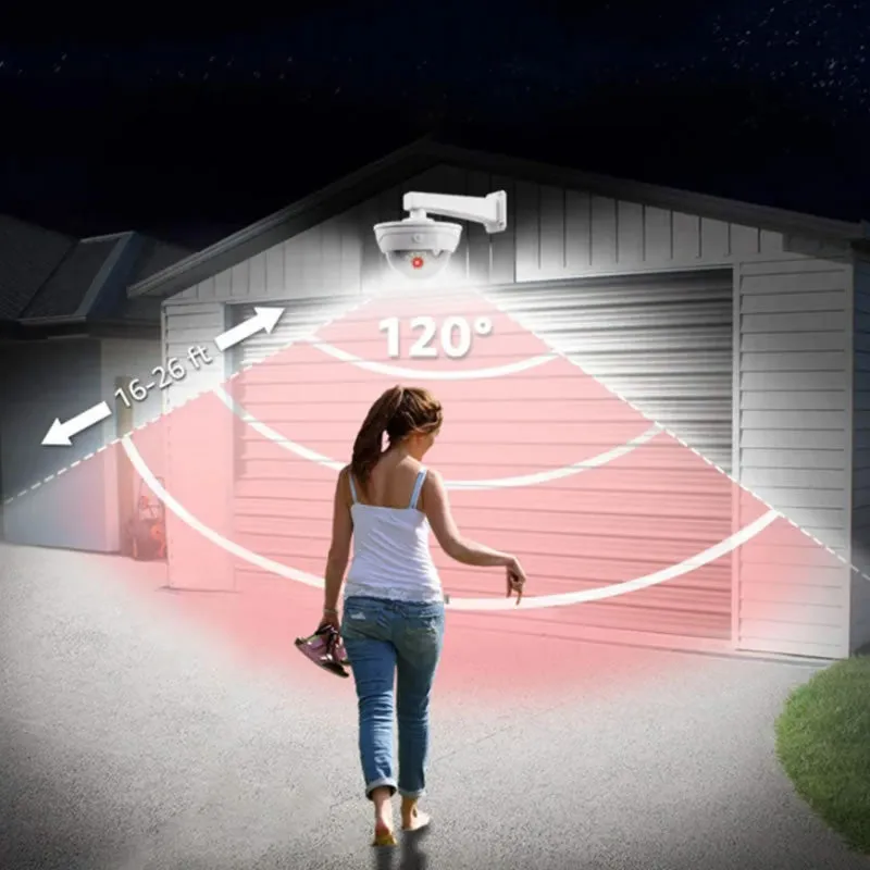 Outdoor Solar Wall Light Simulation Camera 001029