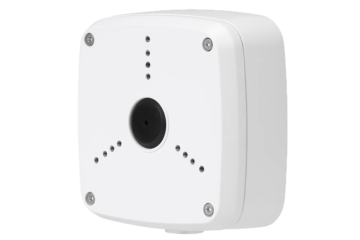 Outdoor Square Junction Box for 3 Screw Base Cameras - Open Box