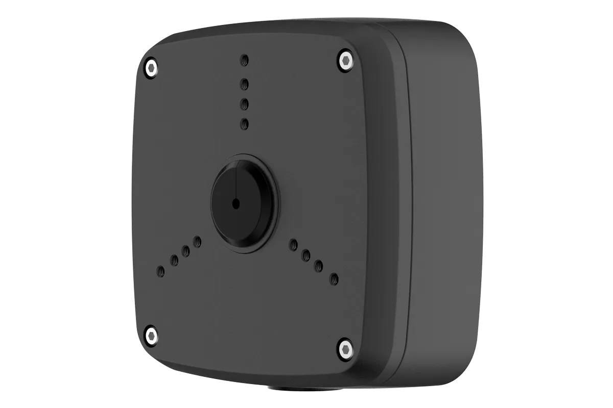Outdoor Square Junction Box for 3 Screw Base Cameras - Open Box