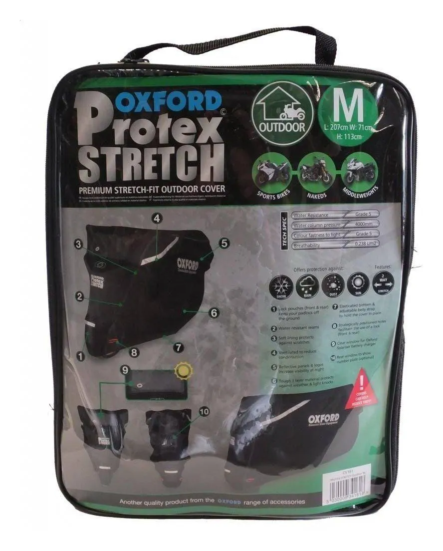 Oxford Protex Stretch-Fit Outdoor Motorcycle Cover