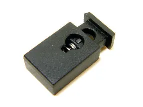 P604 Mini Flat Rectangle Cord Lock 1/8 Inch