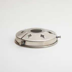 Regular Espere gallery in antiqued silver