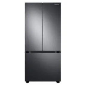 RF22A4111SG - REFRIGERATORS - Samsung - French 3-Door - Black Stainless - Open Box