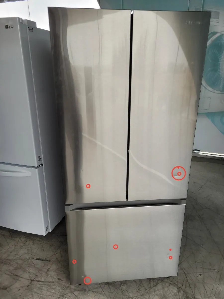 RF22A4111SR - REFRIGERATORS - Samsung - French 3-Door - Stainless Steel - Open Box