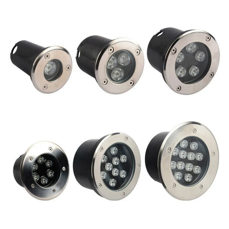 RGB LED Underground Lawn Light, Waterproof