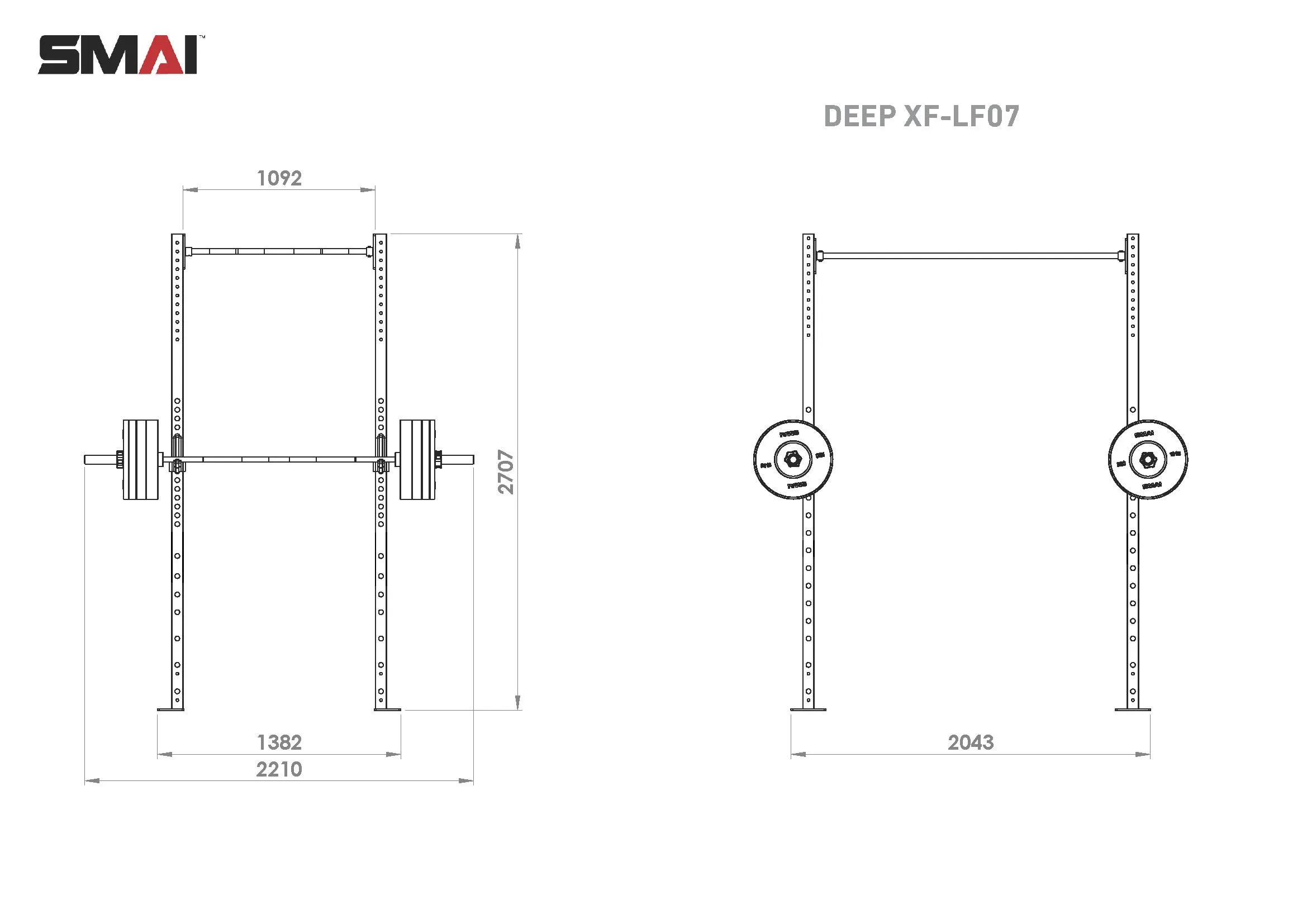 Rig - 2 Squats Cells - X-Frame