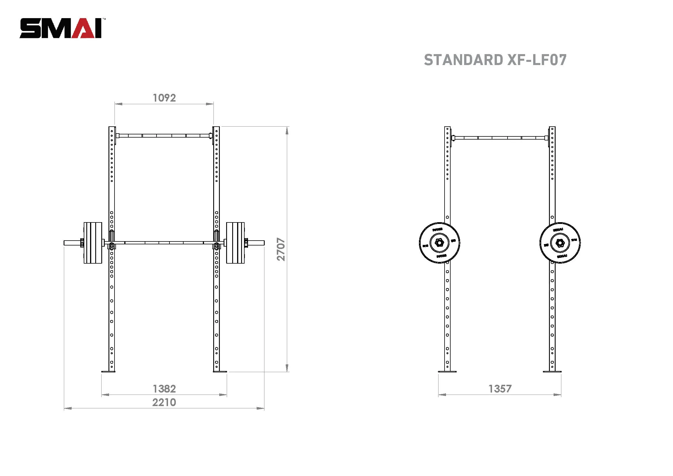 Rig - 2 Squats Cells - X-Frame