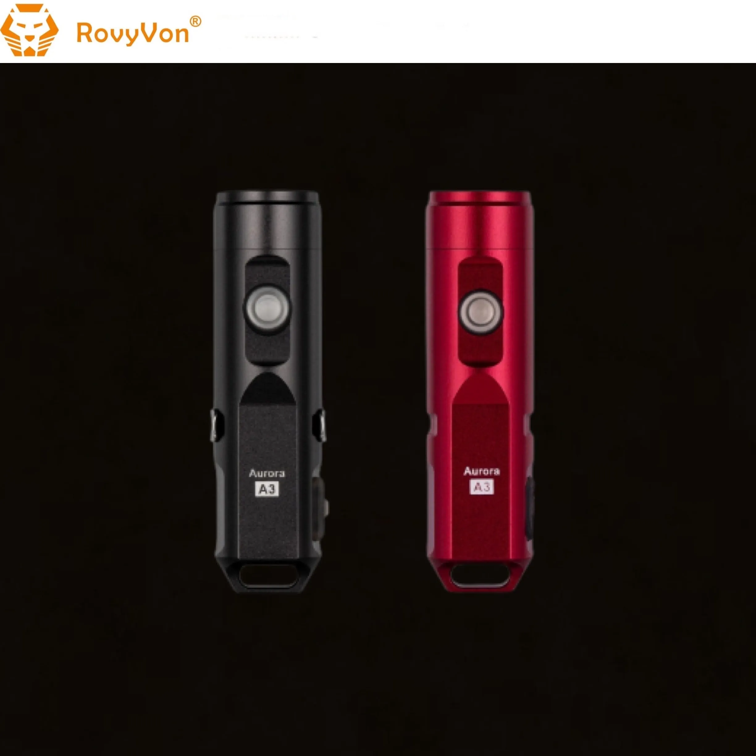 RovyVon Aurora A3x Aluminum EDC Keychain Flashlight