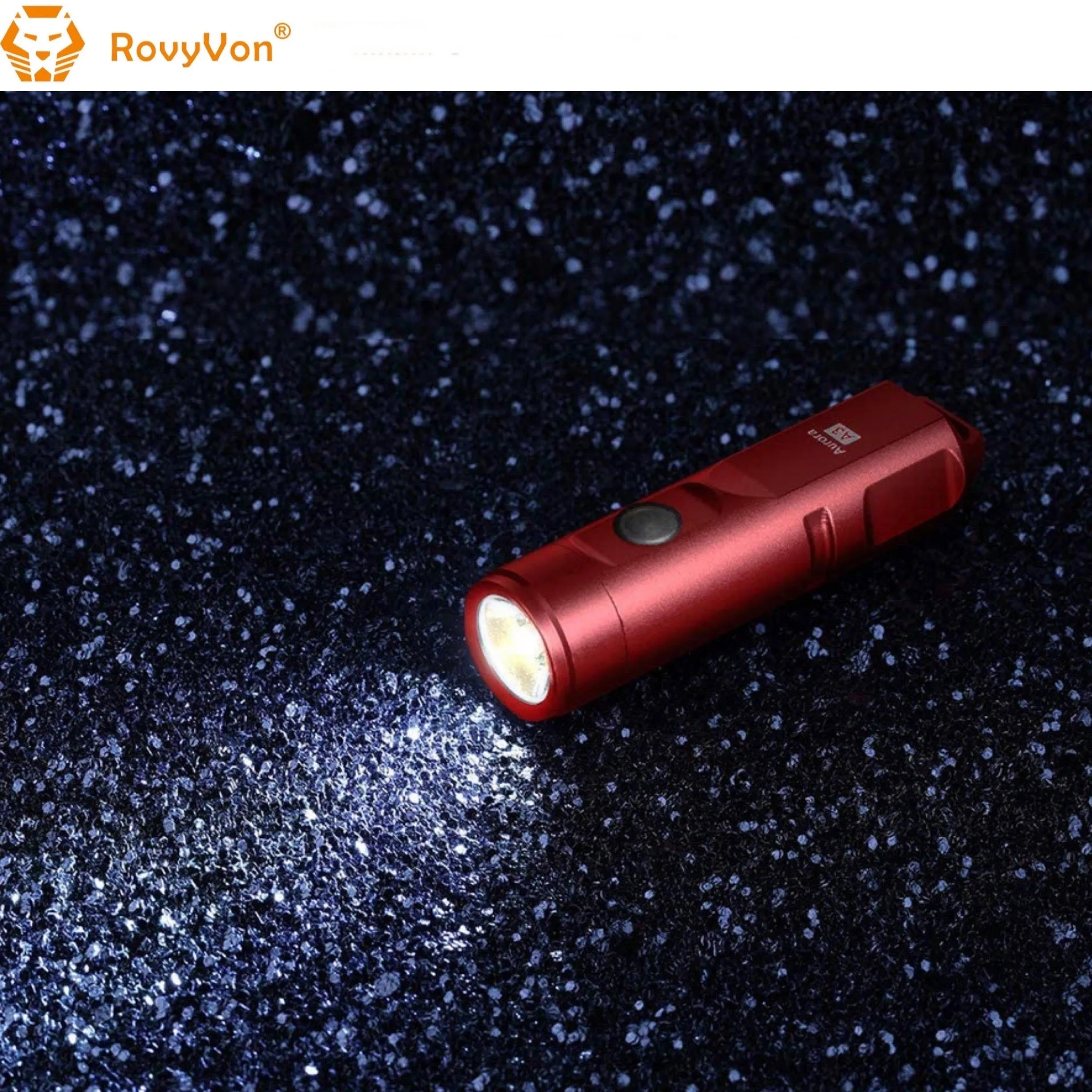 RovyVon Aurora A3x Aluminum EDC Keychain Flashlight