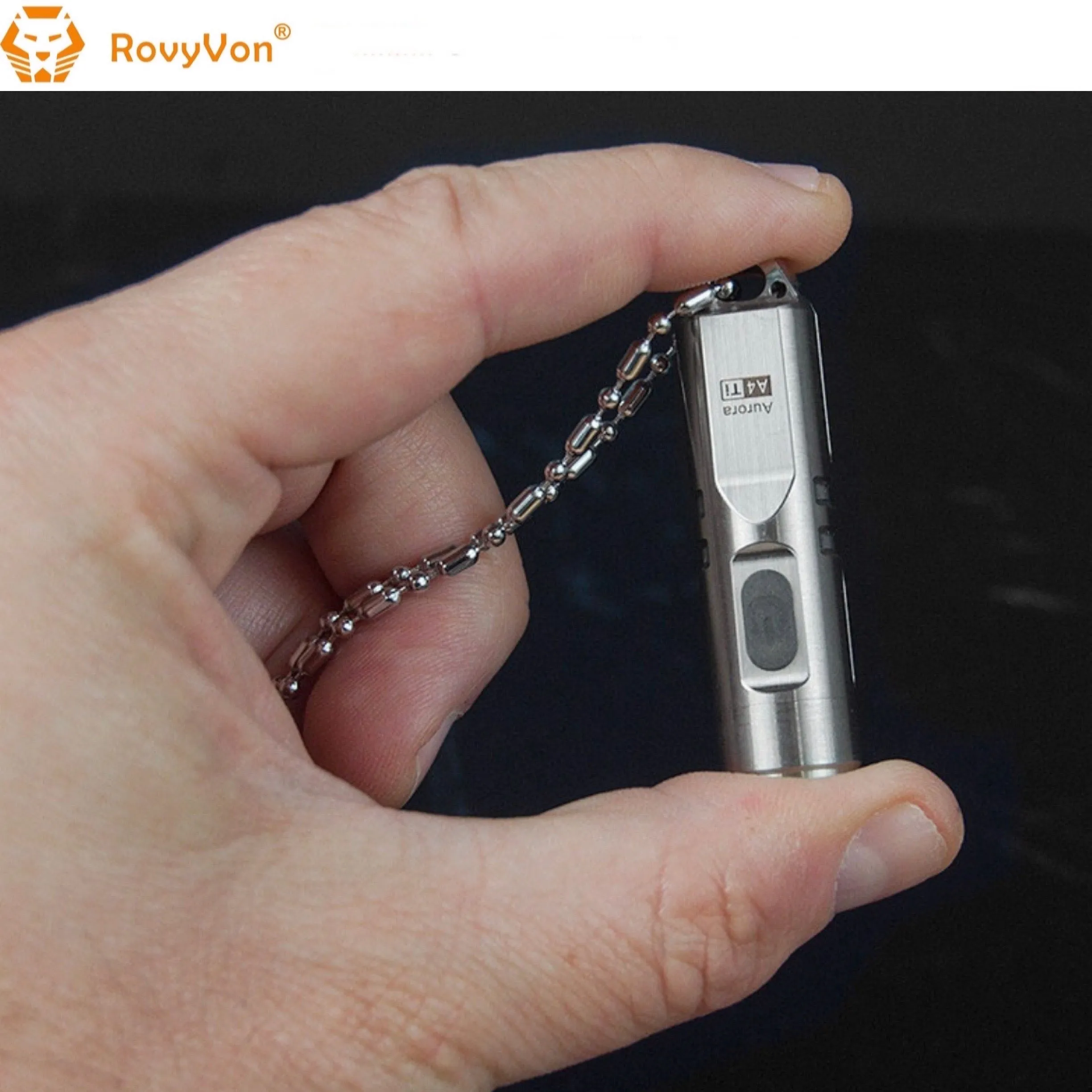 RovyVon Aurora A4x Titanium EDC Keychain Flashlight