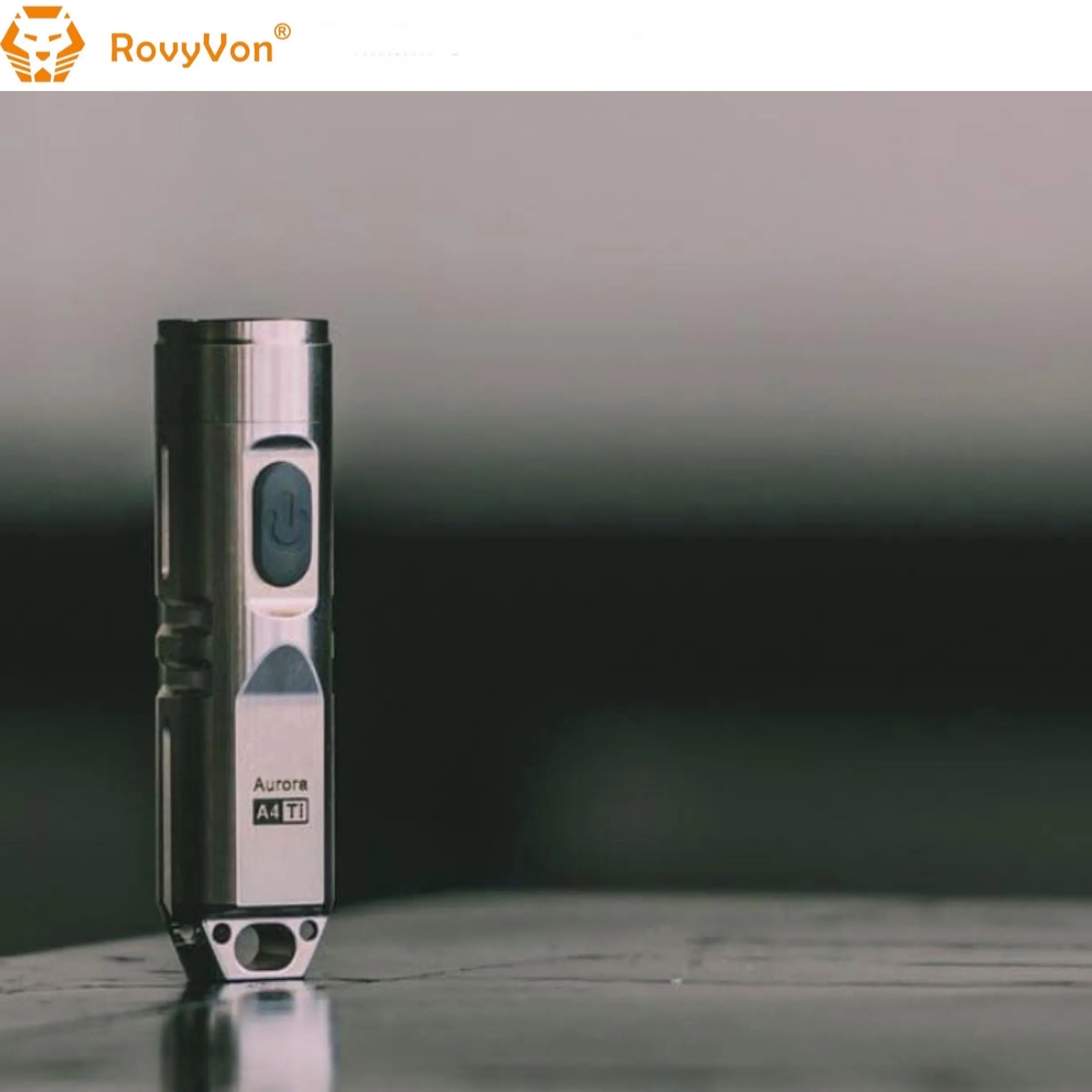 RovyVon Aurora A4x Titanium EDC Keychain Flashlight