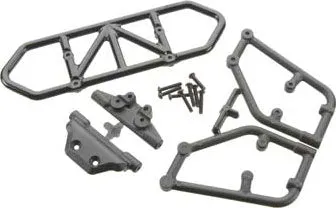 RPM 80122 Rear Bumper Blk Slash 4x4