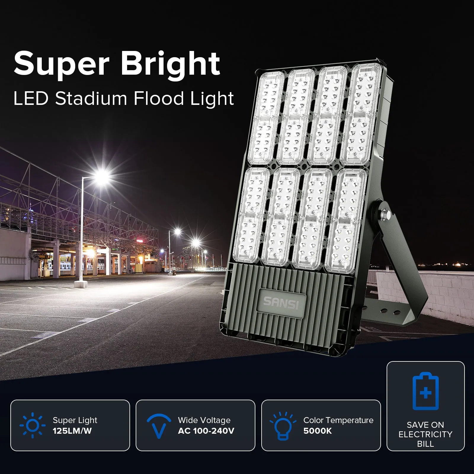 SANSI 320W LED Stadium Floodlight