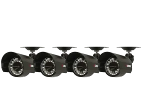 Security surveillance cameras weatherproof with 75ft night vision