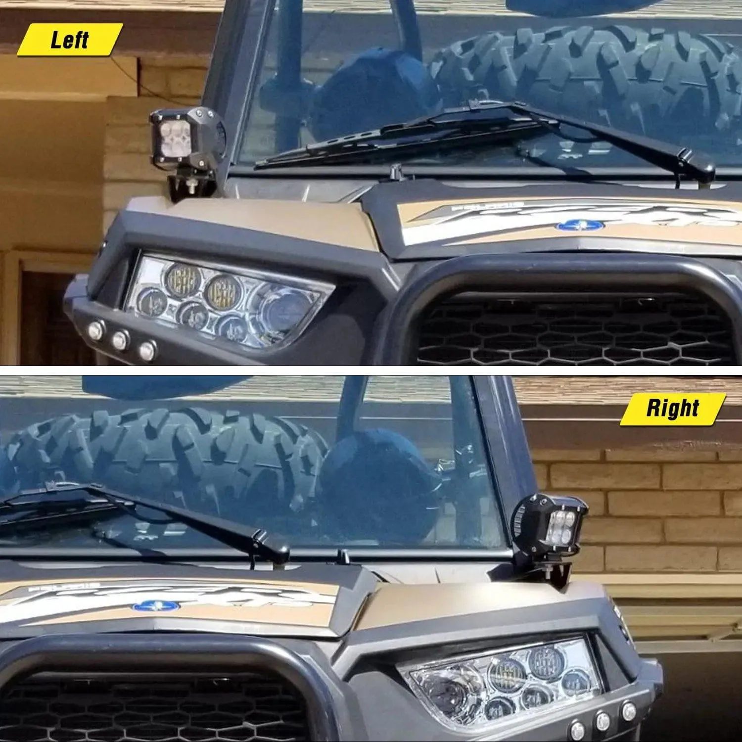 Side Pillar Mounts For 2014-2018 Polaris RZR XP 1000 RZR 900
