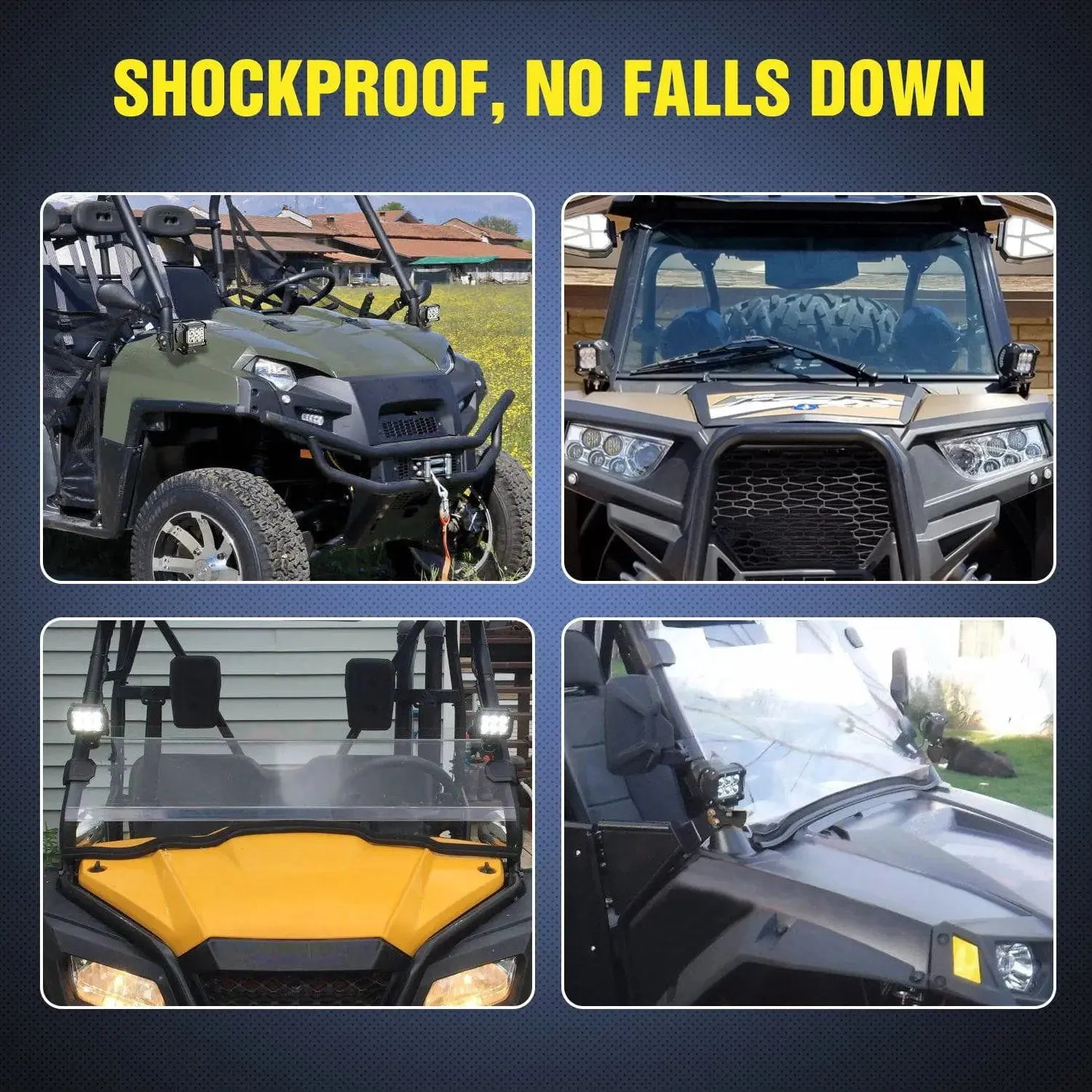 Side Pillar Mounts For 2014-2018 Polaris RZR XP 1000 RZR 900