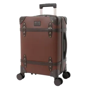 Single: Clownfish Vintage Series Check-In Trolley Bag | TSA Lock | 88.4L | Brown 28 inch