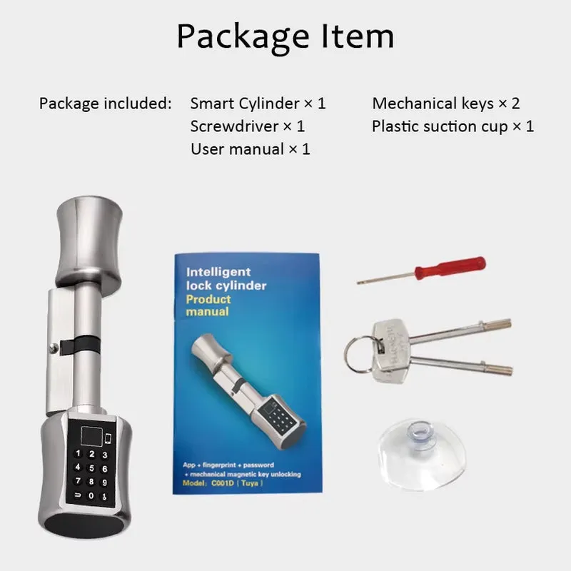 Smart Lock Fingerprint Cylinder Lock
