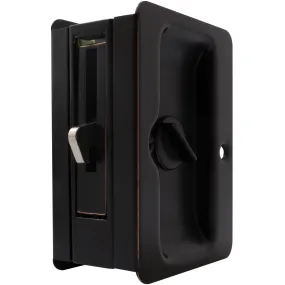 Tall Square Pocket Door Lock, Privacy/Bed/Bath