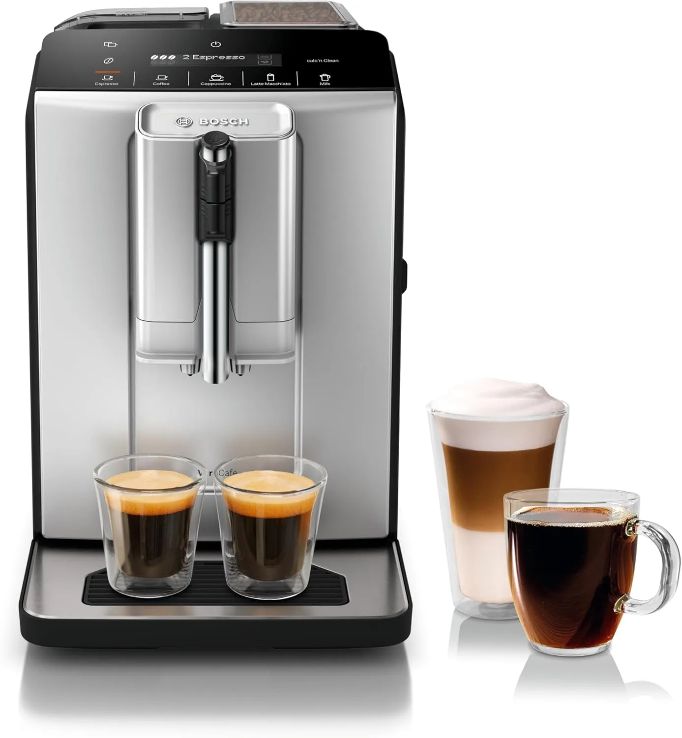 TIU20307 300 Series Fully Automatic Espresso Machine with Milk Express (In-Cup Frother), LCD   Touch Control Panel