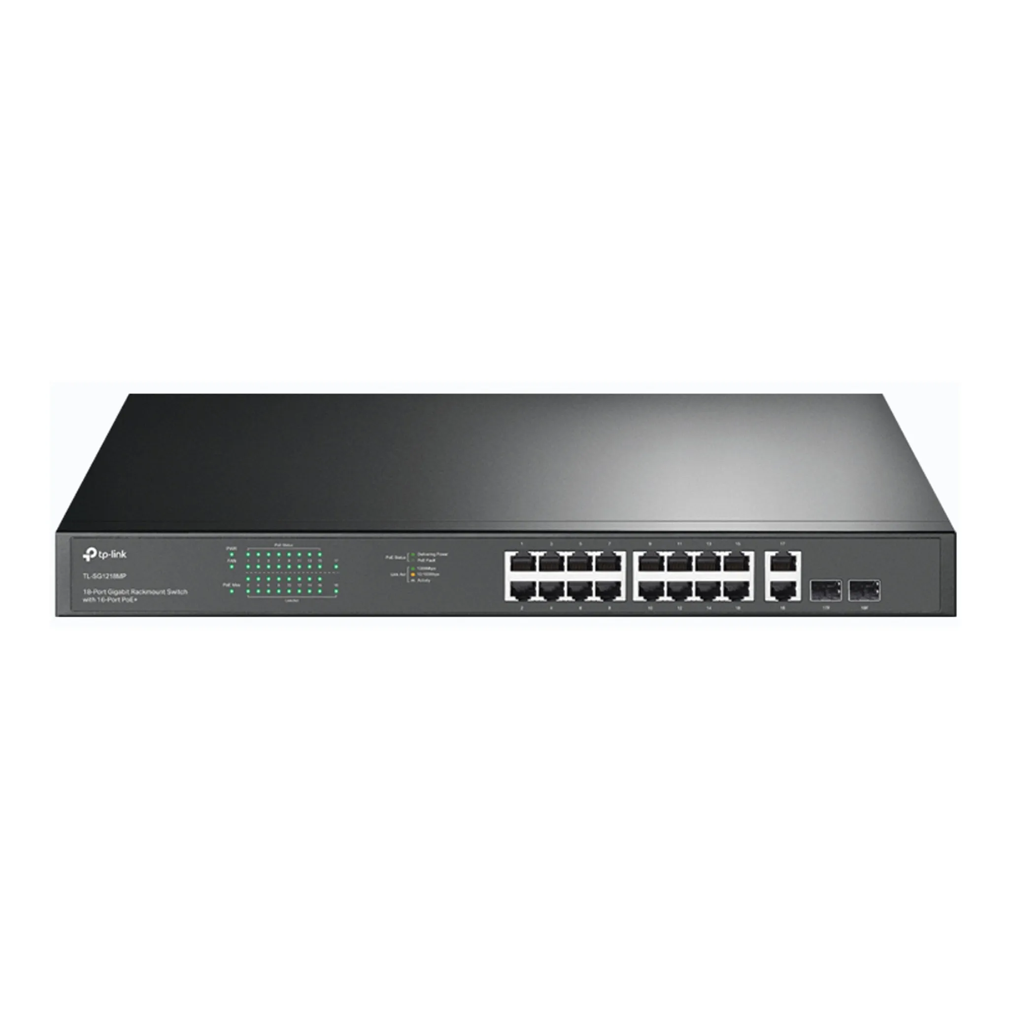 TP-Link TL-SG1218MP 16-Port PoE  Gigabit Rackmount Switch