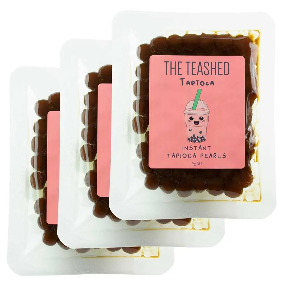 Traditional Milk Tea Bubble Tea Kit with Tapioca – 3 Servings