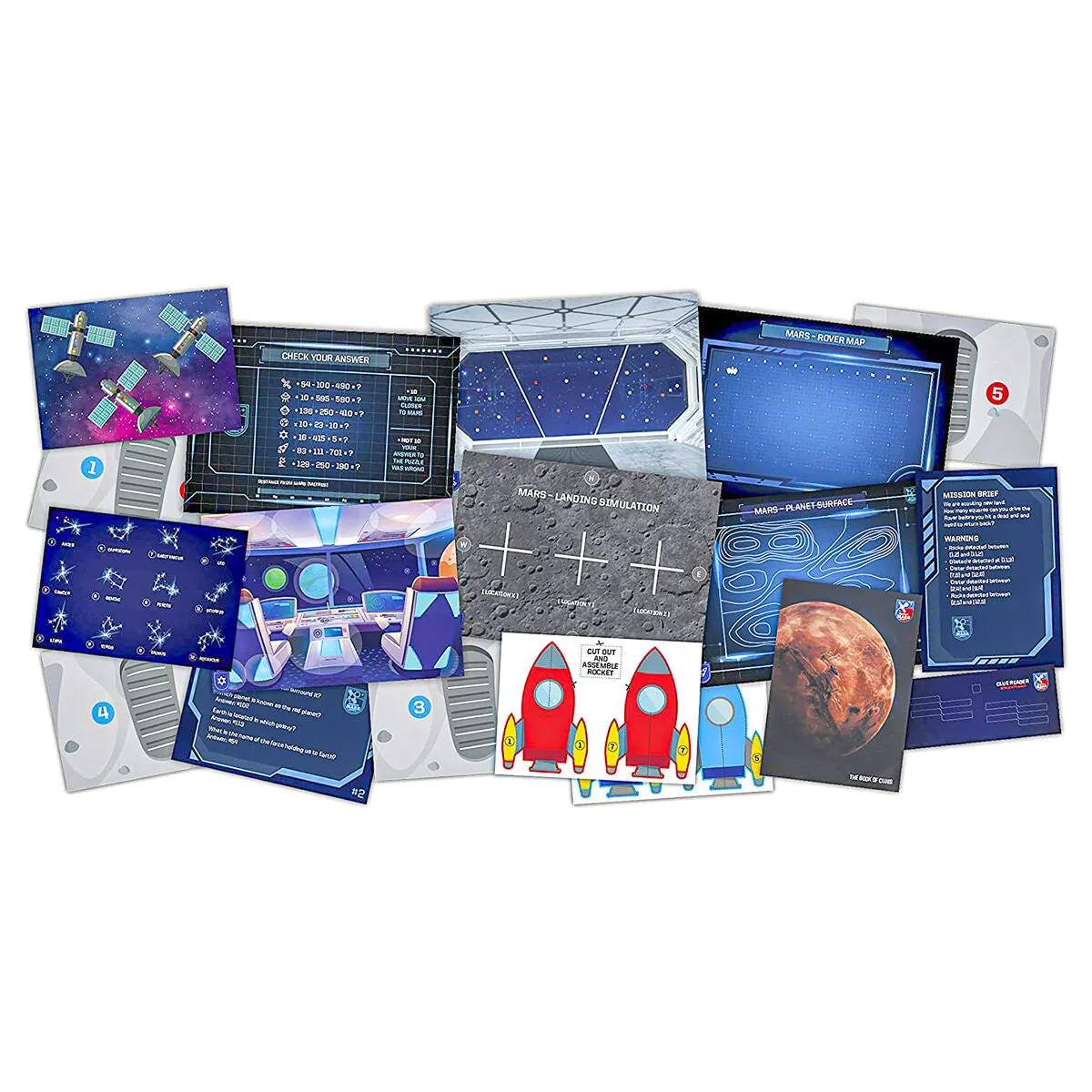 Trapped: Mission to Mars Escape Room Game Pack