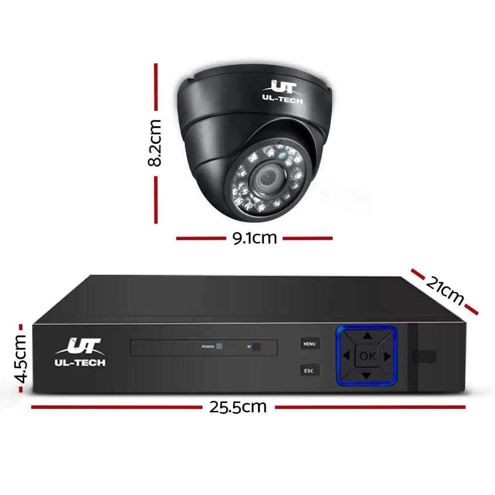 UL-Tech 8-Channel 1080P HD Surveillance System with 2TB Storage and Remote Monitoring