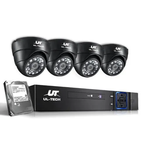 UL-Tech 8-Channel 1080P HD Surveillance System with 2TB Storage and Remote Monitoring