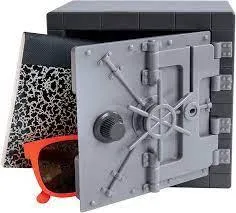 ULTIMATE SPY VAULT & CODE KIT 8  Book & S.T.E.M Kit-Build Your Own Safe & Buzzing Door Alarm