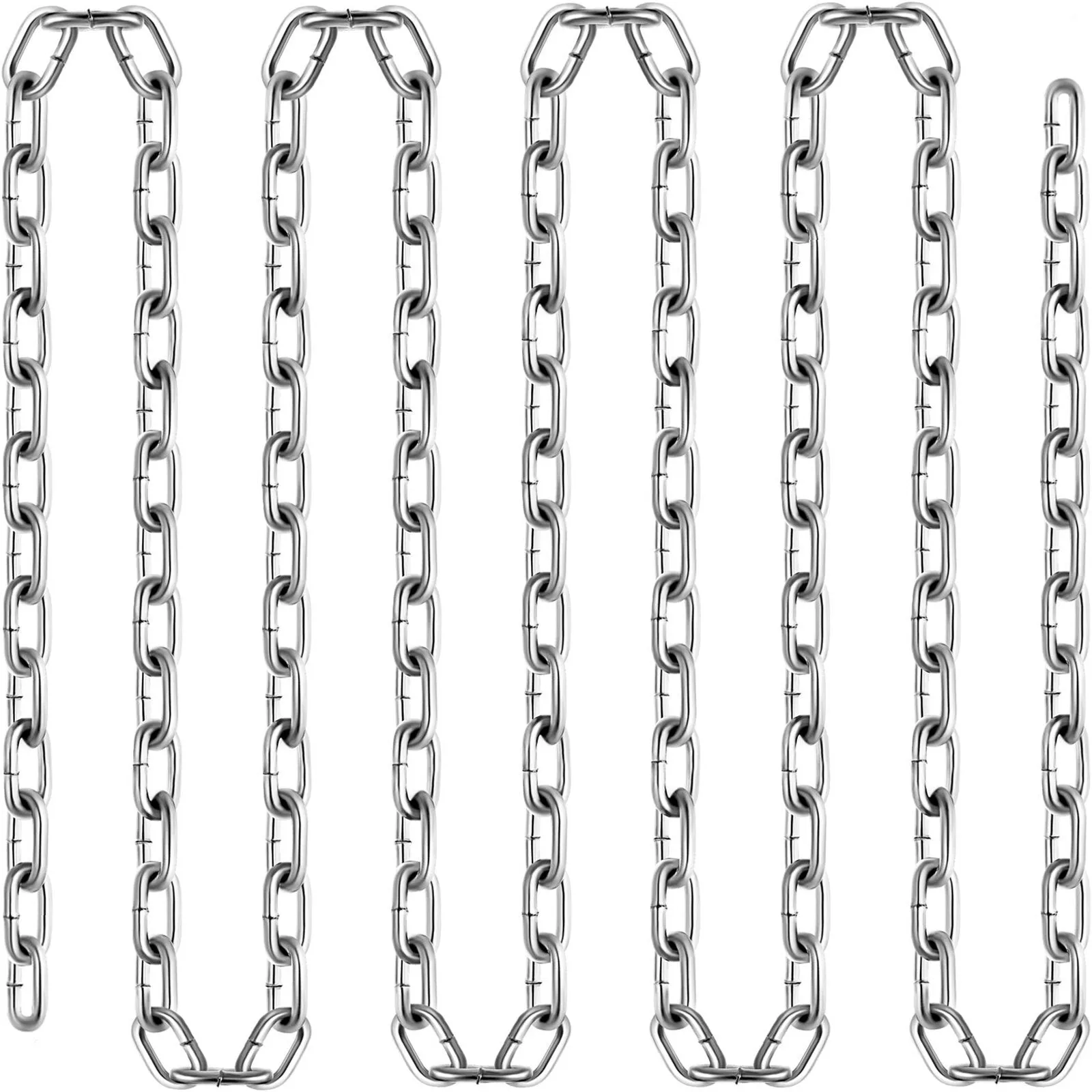 VEVOR Grade 30 Chain 3/16 Inch by 100Ft Length Grade 30 Proof