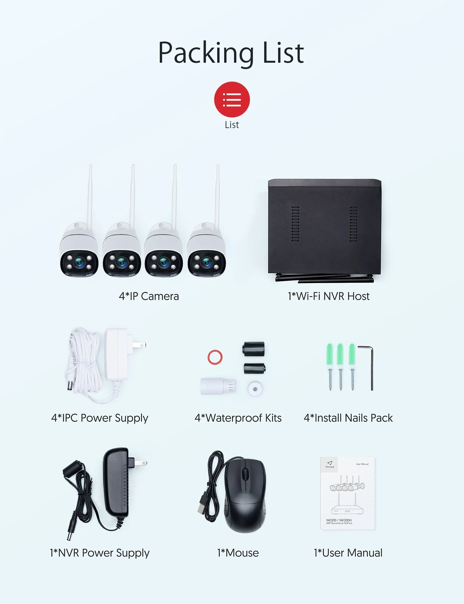 Victure NK300H Outdoor Security Camera
