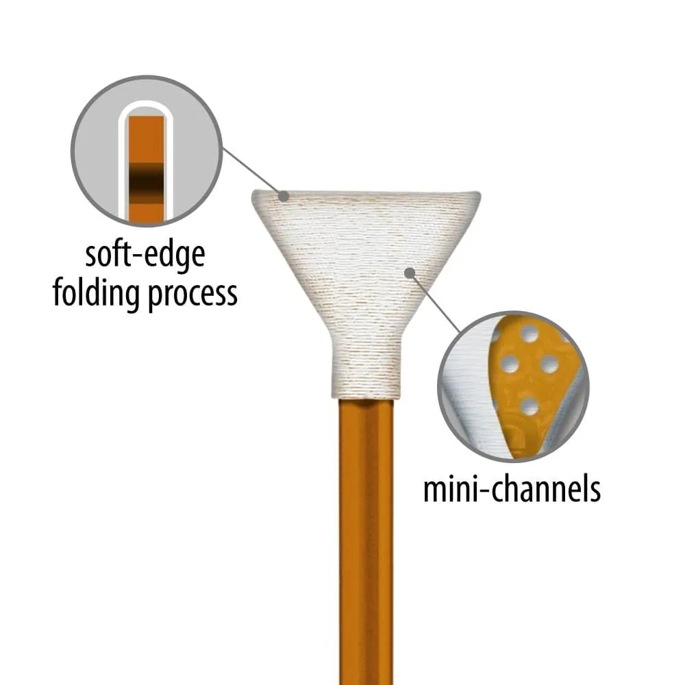 VisibleDust DHAP Orange 1.3x Vswabs (12 Pack) with bonus CurVswab and Corner Swabs