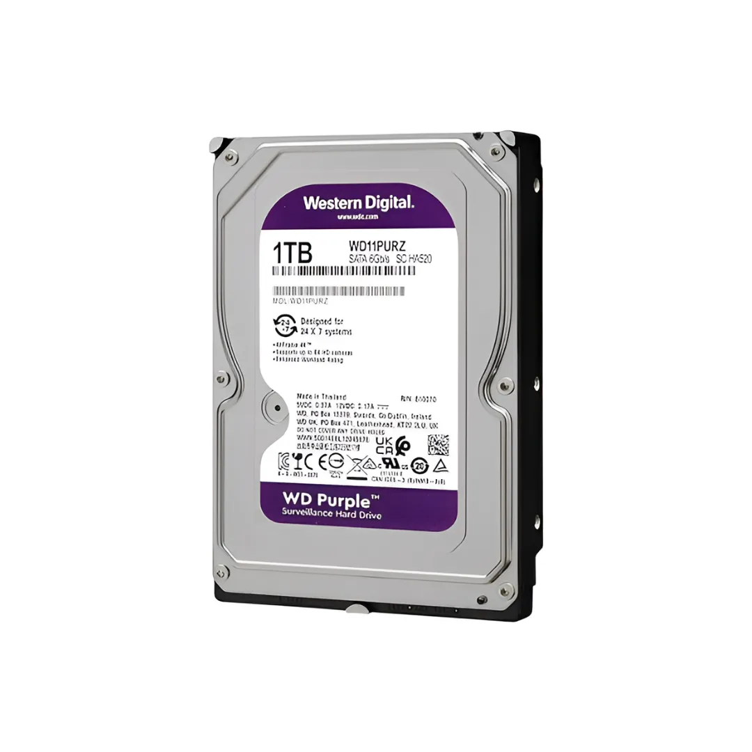 WD Purple WD10PURZ 1TB 3.5" SATA Surveillance Internal HDD