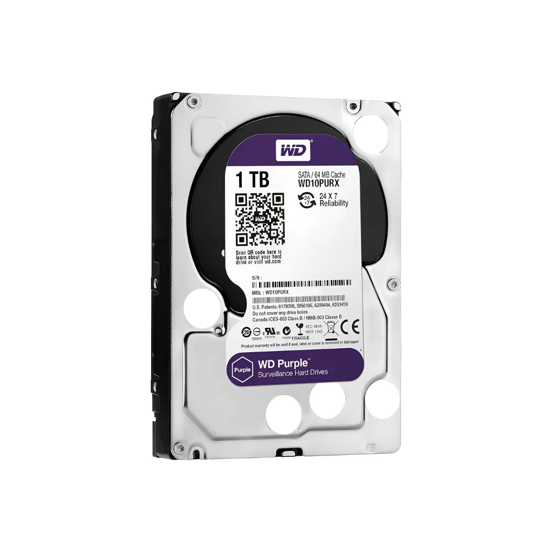 WD Purple WD10PURZ 1TB 3.5" SATA Surveillance Internal HDD