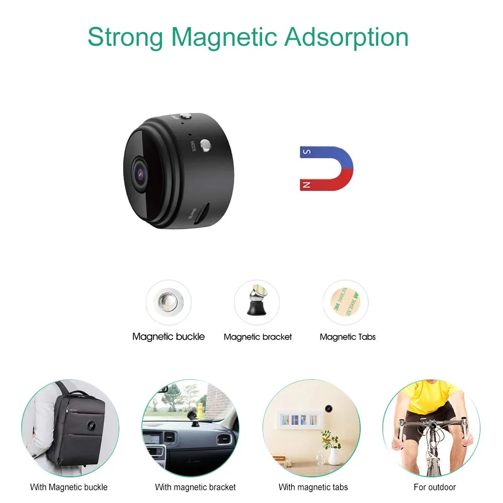 Wifi 1080P HD Night Vision Wireless Mini Camera