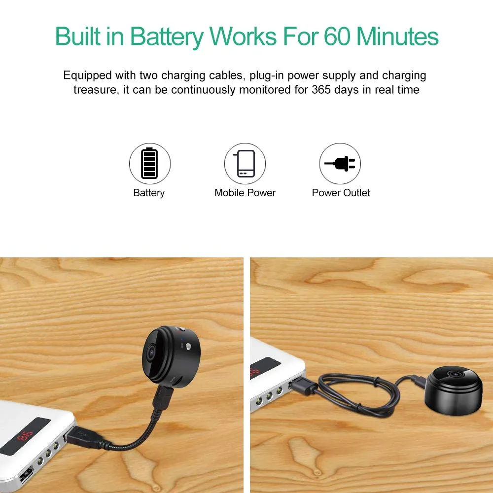 Wifi 1080P HD Night Vision Wireless Mini Camera