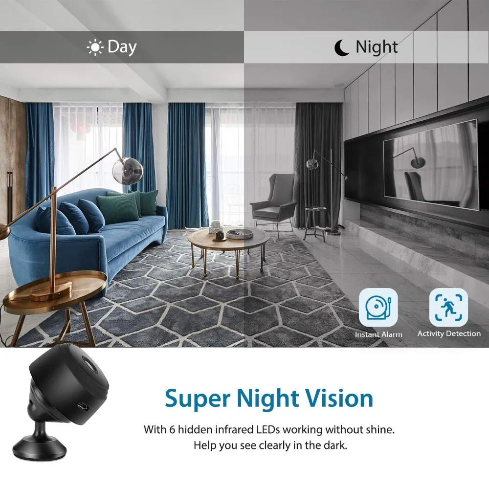 Wifi 1080P HD Night Vision Wireless Mini Camera