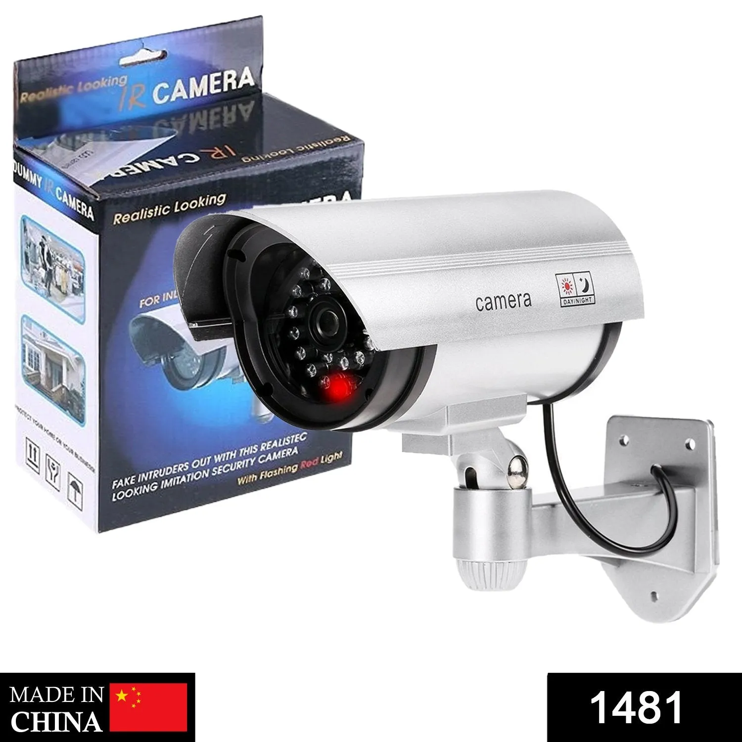 Wireless Fake Outdoor CCTV Dummy IR Security Camera