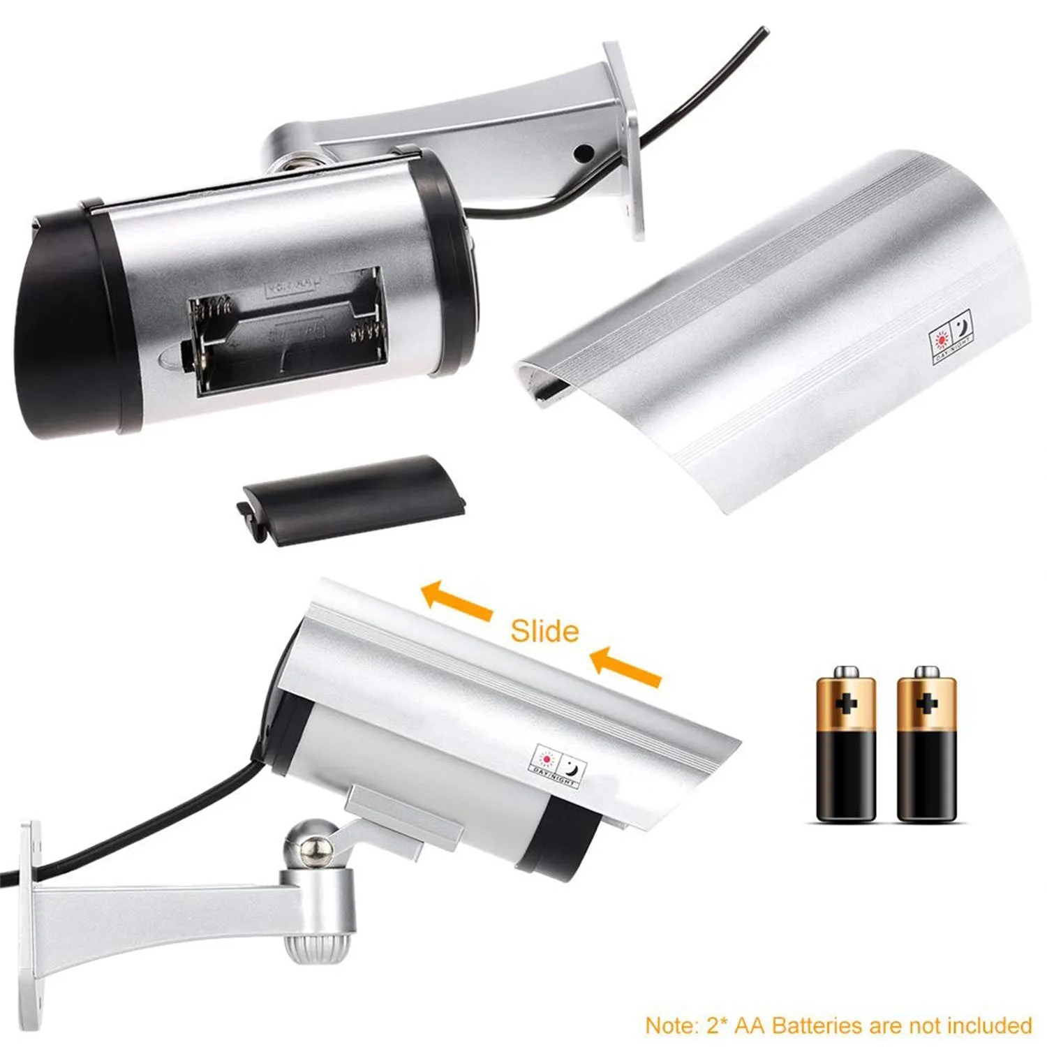 Wireless Fake Outdoor CCTV Dummy IR Security Camera